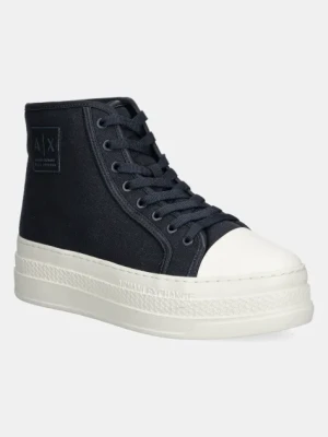 Armani Exchange trampki kolor granatowy XW001169 AF14599 MB005
