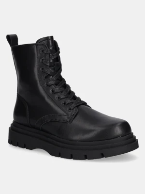 Armani Exchange trapery skórzane męskie kolor czarny XM001961 AF17328 UC001