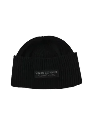 Armani Exchange Wełniana czapka
