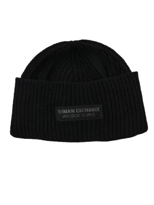 Armani Exchange Wełniana czapka