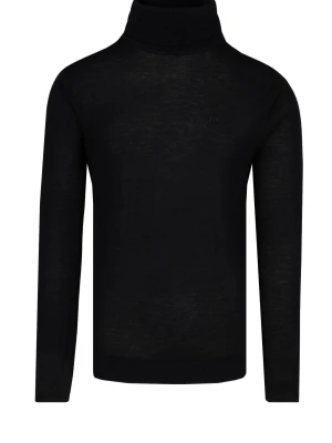 Armani Exchange Wełniany golf | Slim Fit czarny