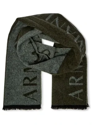 Armani Exchange Wełniany szal