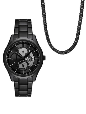 Armani Exchange Zegarek AX7160SET Czarny