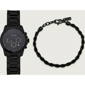 Armani Exchange Zegarek + bransoleta Banks Chronograph