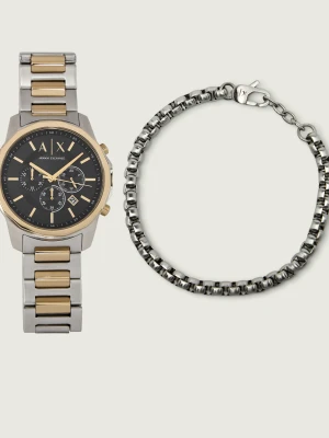 Armani Exchange Zegarek + bransoleta Banks Chronograph