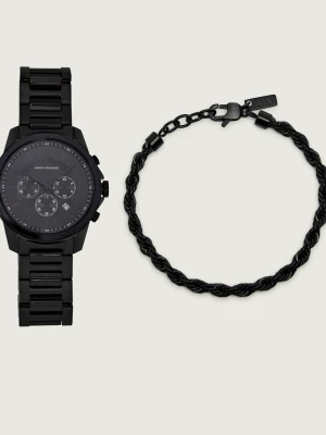 Armani Exchange Zegarek + bransoleta Banks Chronograph