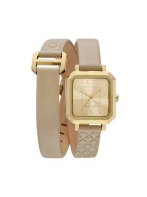 Armani Exchange Zegarek Classic AX5728 Beżowy