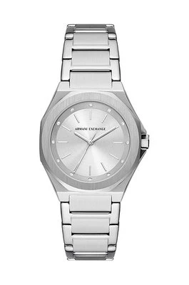 Armani Exchange zegarek damski kolor srebrny AX4606