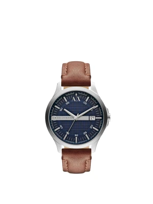 Armani Exchange Zegarek HAMPTON brązowy