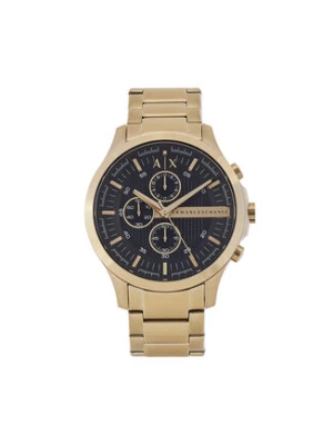 Armani Exchange Zegarek Hampton AX2137 Złoty