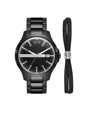 Armani Exchange Zegarek Hampton AX7134SET Czarny