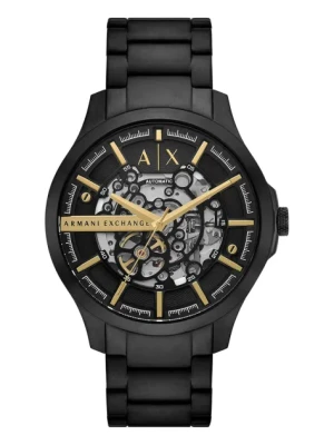 Armani Exchange zegarek HAMPTON męski kolor czarny AX2463