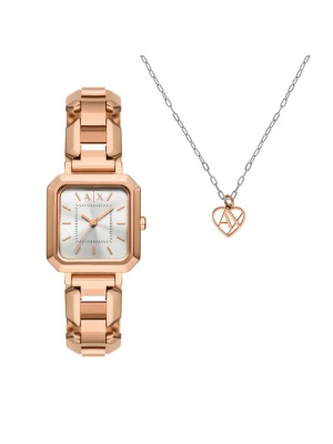 Armani Exchange Zegarek Leila AX7167SET Złoty
