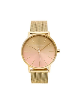 Armani Exchange Zegarek Lola AX5619 Złoty