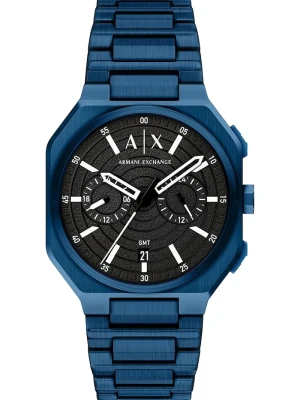 Armani Exchange zegarek męski Beat granatowy