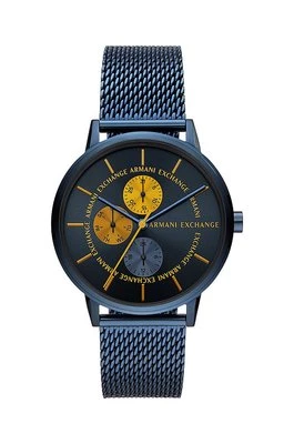 Armani Exchange zegarek męski kolor granatowy