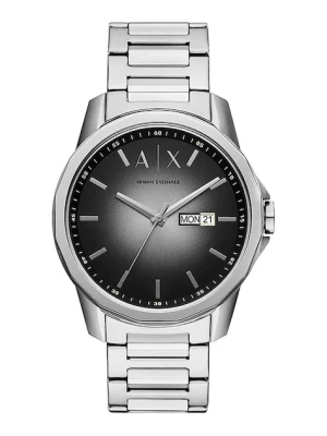 Armani Exchange zegarek męski kolor srebrny