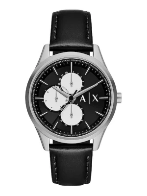 Armani Exchange zegarek męski kolor srebrny