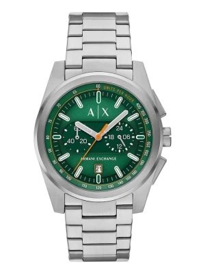 Armani Exchange zegarek PARKER srebrny