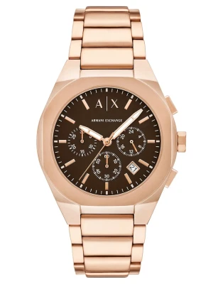 Armani Exchange zegarek złoty