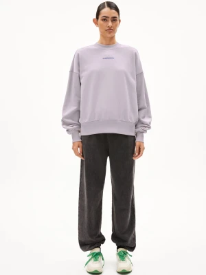 ARMEDANGELS Bluza damska - Alizaa Kobiety Bawełna lila nadruk,