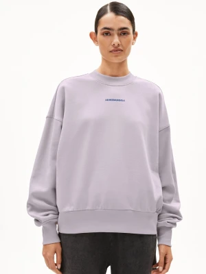 ARMEDANGELS Bluza damska - Alizaa Kobiety Bawełna lila nadruk,