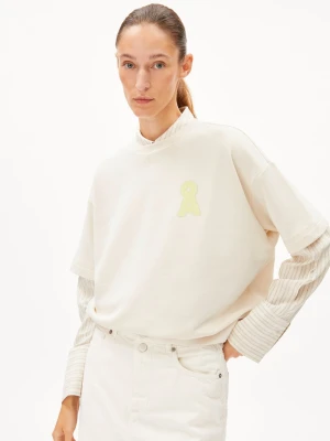 ARMEDANGELS Bluza - Bamikaa Kobiety Bawełna (100%) beżowy