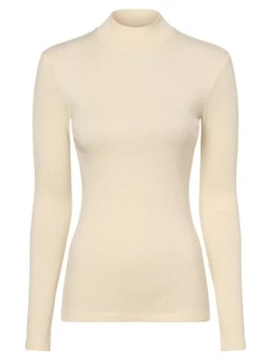 ARMEDANGELS Damska koszulka z długim rękawem Kobiety Bawełna beżowy|biały jednolity,