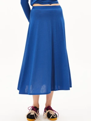 ARMEDANGELS Damska spódnica z dżerseju - Ileniaa Laraa Kobiety Dżersej niebieski marmurkowy,