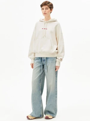 ARMEDANGELS Damski sweter z kapturem Kobiety Bawełna (100%) beżowy jednolity,