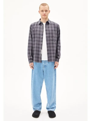 armedangels Koszula "Paanao" w kolorze antracytowo-szarym rozmiar: XL