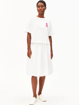 ARMEDANGELS Koszulka damska - Albertaraa Kobiety Bawełna (100%) biały,