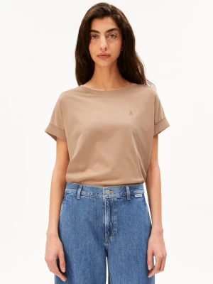 ARMEDANGELS Koszulka - Idaara Kobiety Bawełna (100%) brązowy