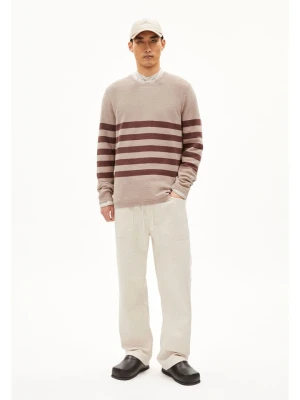 armedangels Sweter "Tolaa" w kolorze brązowo-beżowym rozmiar: XXL