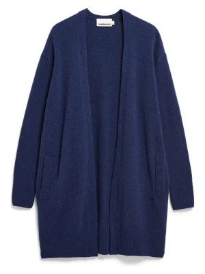 armedangels Wełniany kardigan "Kassandraa" w kolorze niebieskim rozmiar: L