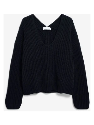 armedangels Wełniany sweter "Tianaa" w kolorze czarnym rozmiar: L