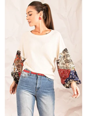 Armonika Bluzka w kolorze białym rozmiar: L