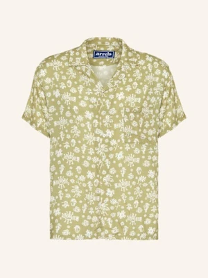 Arrels Barcelona Koszula Z Klapami Black Mexican Birds × Marion Deuchars Comfort Fit gruen