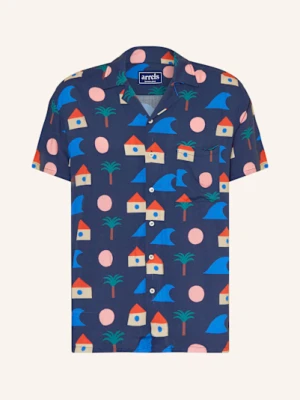 Arrels Barcelona Koszula Z Klapami Blue La Plage × Matias Larrain Comfort Fit blau