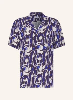 Arrels Barcelona Koszula Z Klapami Purple Tulips × Cecilia Carlsted Comfort Fit blau
