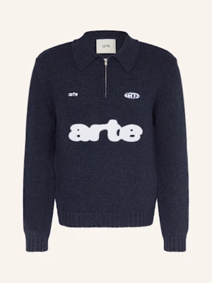 Arte Antwerp Koszulka Polo Z Dzianiny blau