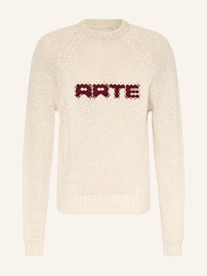 Arte Antwerp Sweter Z Lnem beige