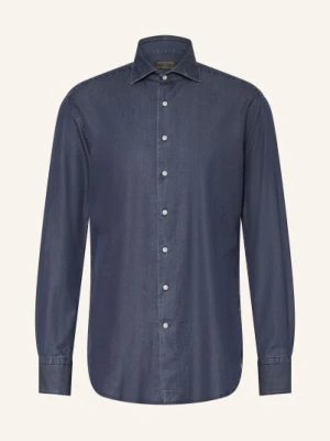 Artigiano Koszula Classic Fit W Jeansowym Stylu blau