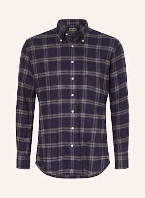 Artigiano Koszula Flanelowa Classic Fit blau
