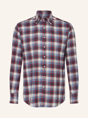 Artigiano Koszula Flanelowa Classic Fit blau