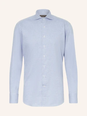 Artigiano Koszula Flanelowa Classic Fit blau