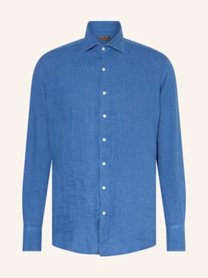 Artigiano Koszula Z Lnu Classic Fit blau