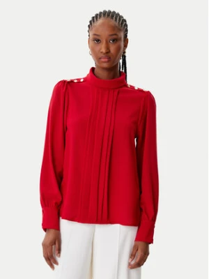 ARTIGLI Bluzka ACBL003228 Czerwony Regular Fit