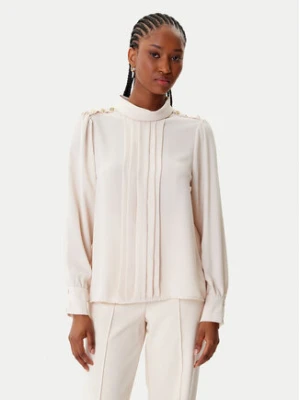 ARTIGLI Bluzka ACBL003228 Écru Regular Fit