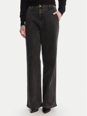 Artigli Jeansy Palazzo Vita Alta ADDE003646 Czarny Wide Leg